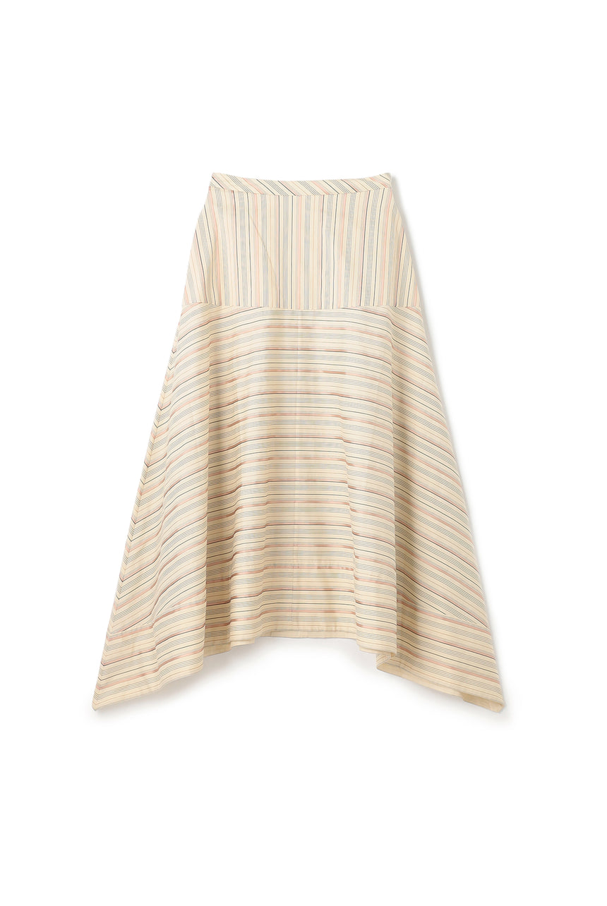【SALE】Silk Cotton Stripe / Dalwood